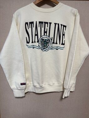 Vintage Jansport State Line Hotel Casino Wendover Nevada Sweatshirt Size L